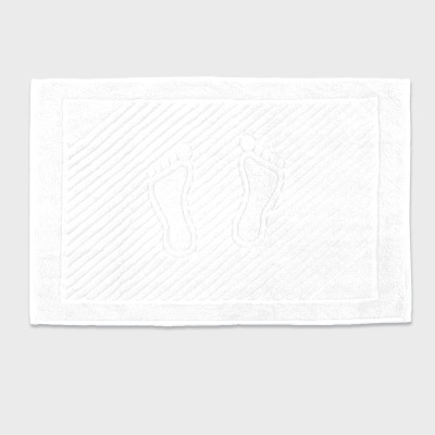 Mata do kąpieli frotte Nogi biały 50x70 cm TM Yaroslav