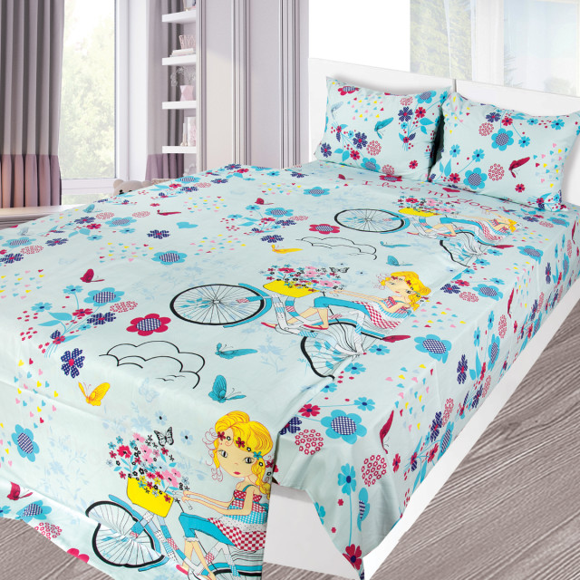 Komplet pościeli dziecięcej s977 Satin TM Jarosław