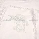 Kryżma frotte i perkal Aniołek 95x95 cm TM Jarosław