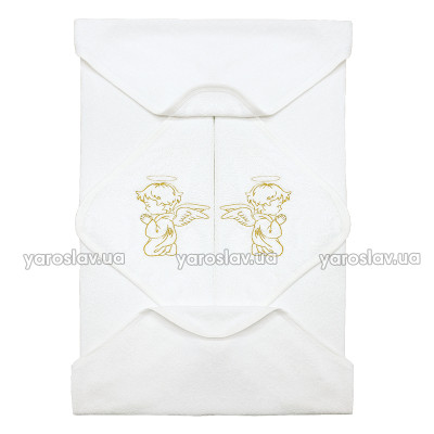 Kryżma frotte Aniołki 95x95 cm TM Jarosław