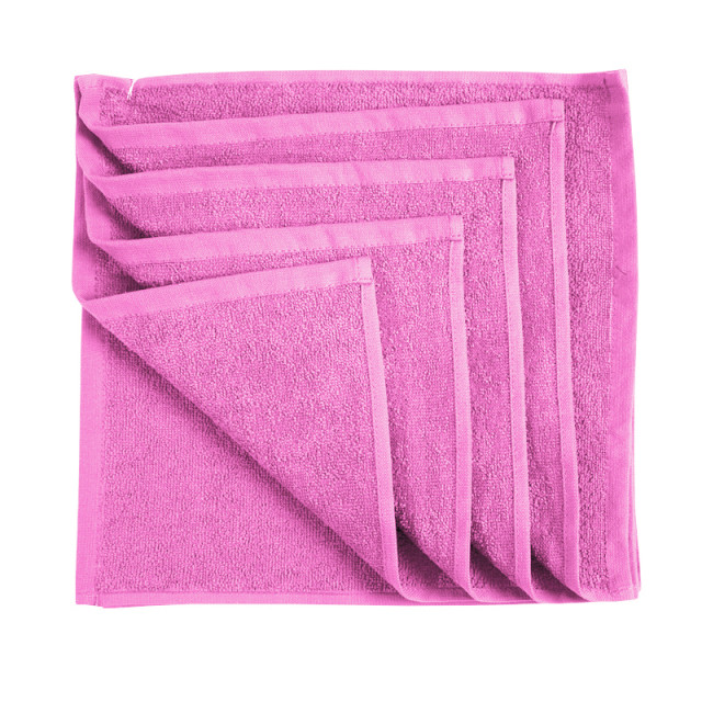 Zestaw serwetek frotte YAR-400 ciemny róż 6 szt. 30x30 cm TM Jarosław