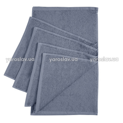 Zestaw serwetek frotte YAR-350 ciemny szary 6 szt. 30x50 cm TM Jarosław