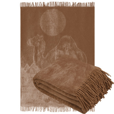 Krata z wełny wielbłądziej 140x200 cm rozm.2 TM Jarosław