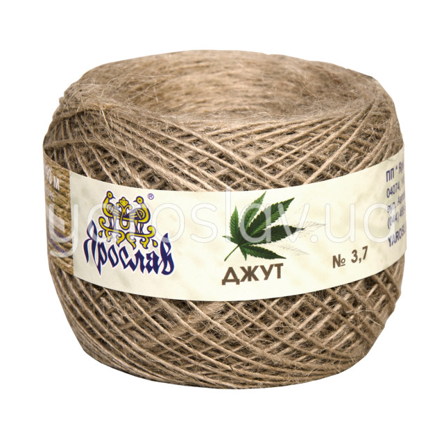 Przędza Juta nr.3,7 50g/190m włókno konopne TM Jarosław