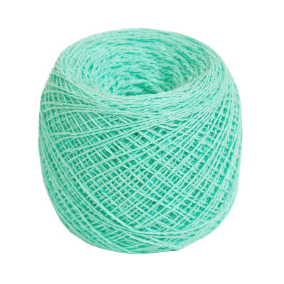 Przędza bawełna 14/2 nr.134 jasny turkus 50g/350m TM Jarosław