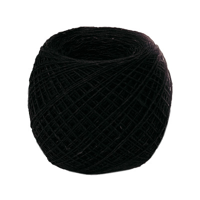 Przędza bawełna 14/2 nr.500 czarnych 50g/350m TM Jarosław