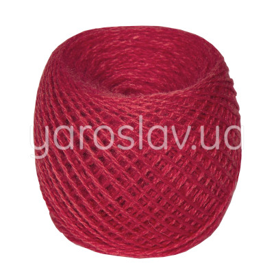 Przędza półwełniana 5/2 nr.11 czerwonych 100g/250m TM Jarosław