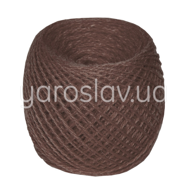 Przędza półwełniana 5/2 nr.45 brązowy 100g/250m TM Jarosław