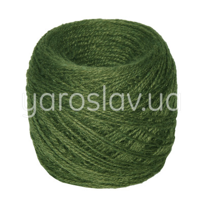 Przędza półwełniana 5/2 nr.506 khaki 100g/250m TM Jarosław