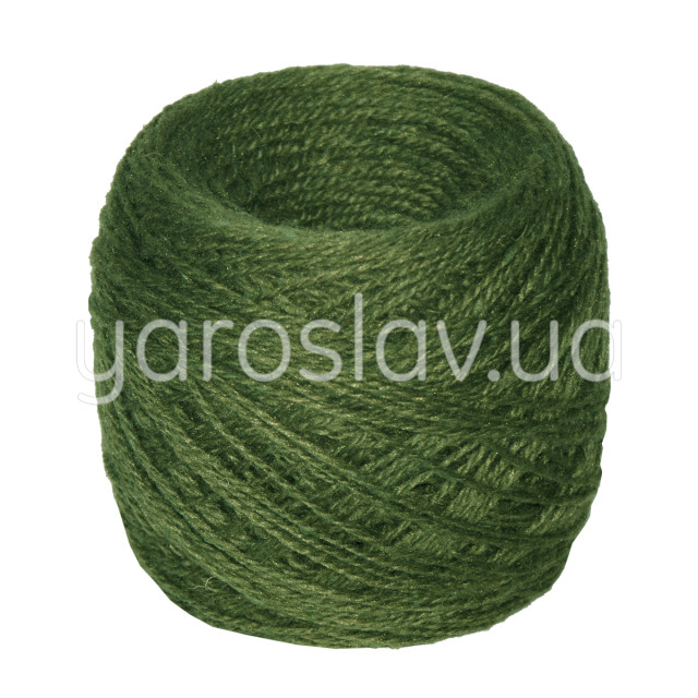 Przędza półwełniana 5/2 nr.506 khaki 100g/250m TM Jarosław