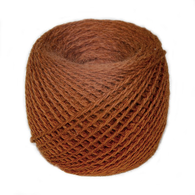 Przędza z wełny nowozelandzkiej 5/2 nr.37 terakota 100g/250m TM Jarosław