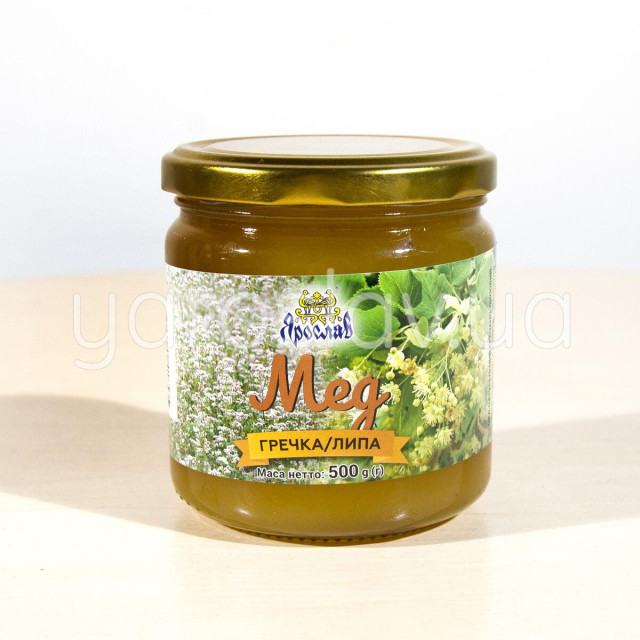 Miód gryczano-lipowy naturalny TM Jarosław