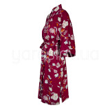 Szlafrok o zapachu wiskozy m.F-310 bordowym TM Yaroslav Szlafrok o zapachu wiskozy m.F-310 bordowym TM Yaroslav