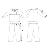 Piżama dziecięca jersey m.D-123 kotwica TM Jarosław