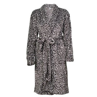 Szlafrok polarowy m.F-101 szary lampart TM Yaroslav