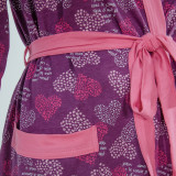 Халат (трикотаж) м.Ф-120 сердечки