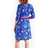 Халат (трикотаж) м.Ф-120 синий