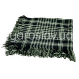 Szal Arafatka mod.04/19 120x120 cm czarno-zielony TM Yaroslav