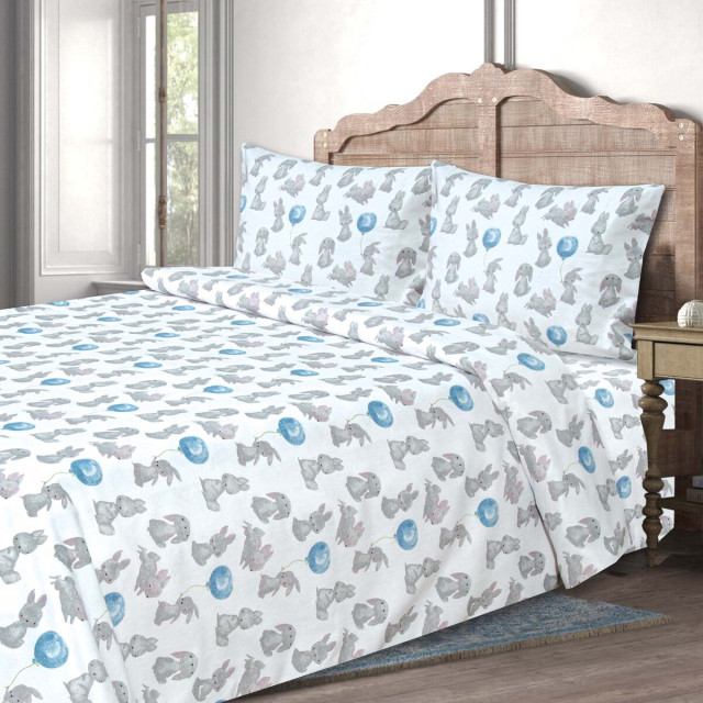Komplet pościeli dziecięcej fl387 Flannel Lux TM Yaroslav