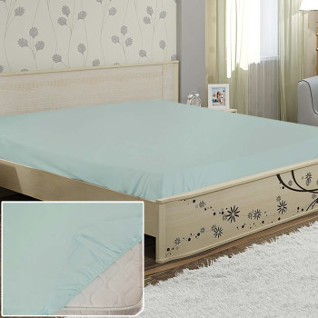 Prześcieradło perkal gładki barwiony na gumce 09 mięta TM Yaroslav