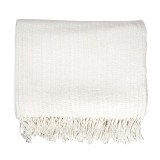 Pled bawełniany Pigtail mlekowy 140x200 cm TM Jarosław