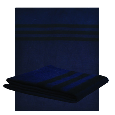 Koc półwełniany Economy Eco ciemnoniebieski 140x205 cm TM Jarosław