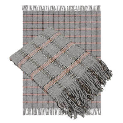 Plaid Elegancki półwełniany 140×200 cm des.5/39 TM Jarosław