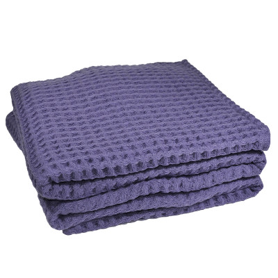 Pled 3D z wełny merino 140x200 cm liliowy TM Yaroslav