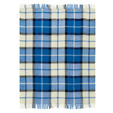 Plaid półwełna dis.15 niebieski komórka TM Jarosław