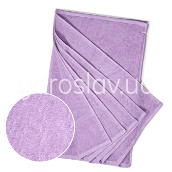 Zestaw serwetek frotte YAR-500 jasnofioletowy 6 szt. 30x50 cm TM Jarosław