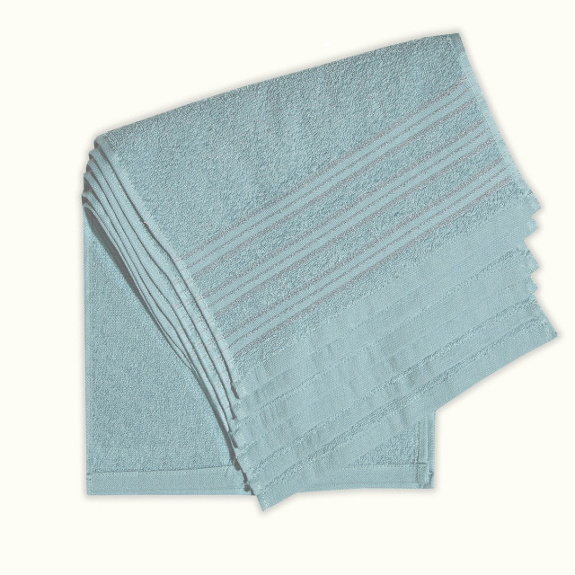 Zestaw serwetek frotte z obramowaniem EL-400 wodny 30x50 cm 6 szt TM Yaroslav