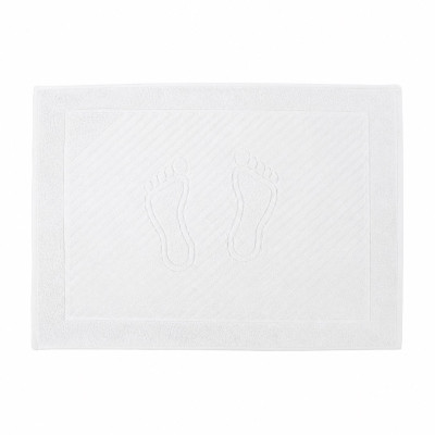 Mata do kąpieli frotte Nogi biały 50x70 cm TM Yaroslav