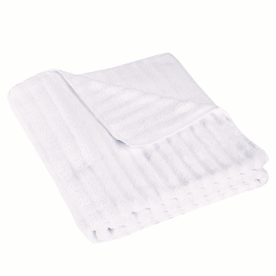 Zestaw 2 ręczników frotte Ribs 2. gatunek 500 g/m² biały 70x140 cm TM Yaroslav