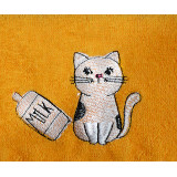 Ręcznik frotte ozdobiony Kot 40x70 cm TM Yaroslav