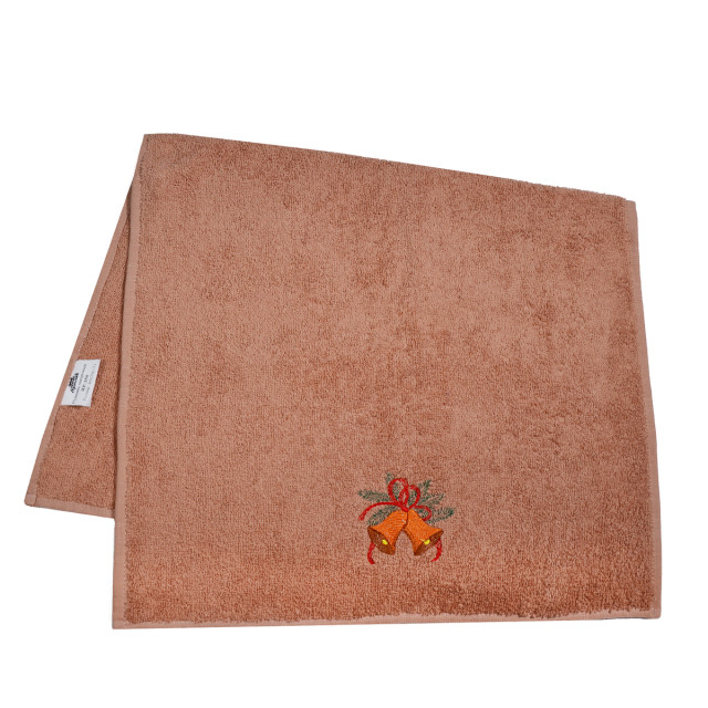 Ręcznik frotte z haftem Skarpeta świąteczna 40x70 cm TM Jarosław