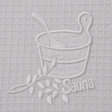 Sarafan wafel do sauny szary TM Yaroslav Sarafan wafel do sauny szary TM Yaroslav
