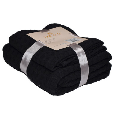 Zestaw ręczników 3D bawełna czarny 2 szt. TM Yaroslav