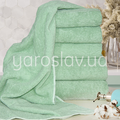 Ręcznik frotte YAR-350 szarozielony TM Jarosław