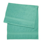 Ręcznik frotte YAR-400 z obwódką 30x70 cm szaro-zielony TM Jarosław