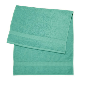 Ręcznik frotte YAR-400 z obwódką 30x70 cm szaro-zielony TM Jarosław