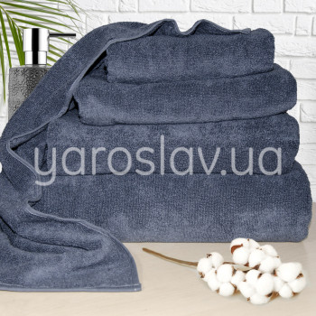 Ręcznik frotte YAR-500 ciemno szary TM Jarosław