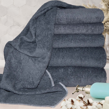 Ręcznik frotte YAR-500 ciemno szary TM Jarosław