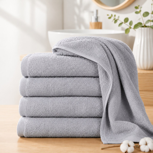 Ręcznik frotte YAR-500 2 gatunek 70x140 cm jasnoszary TM Yaroslav