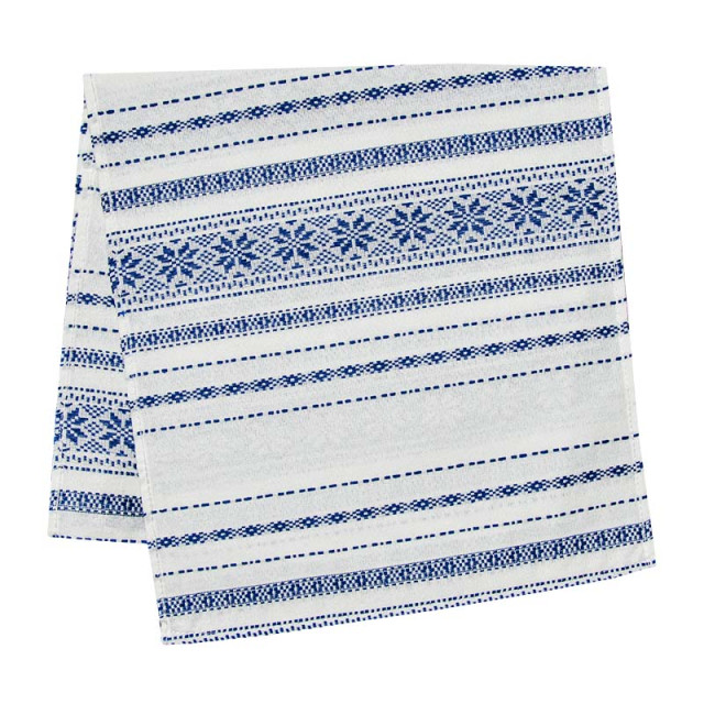 Ręcznik uroczysty tkany niebieski TM Jarosław