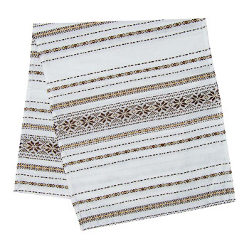 Ręcznik uroczysty tkany brązowy TM Jarosław