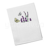 Ręcznik waflowy Pamiątkowa lawenda i motyle 45x75 cm TM Yaroslav