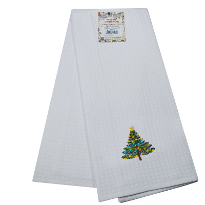 Ręcznik pamiątkowy Noworoczna drzewo 45x75 cm TM Jarosław