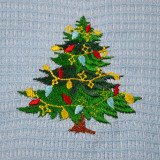 Ręcznik pamiątkowy Noworoczna drzewo 45x75 cm TM Jarosław