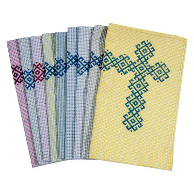 Ręcznik waflowy z nadrukiem Haft 45x75 cm TM Jarosław