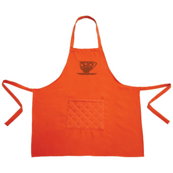 Fartusz kuchenny K-524 pomarańczowy TM Yaroslav